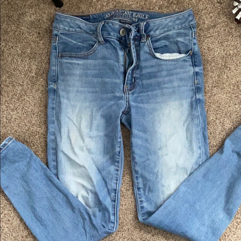 American eagle super stretch hi rise